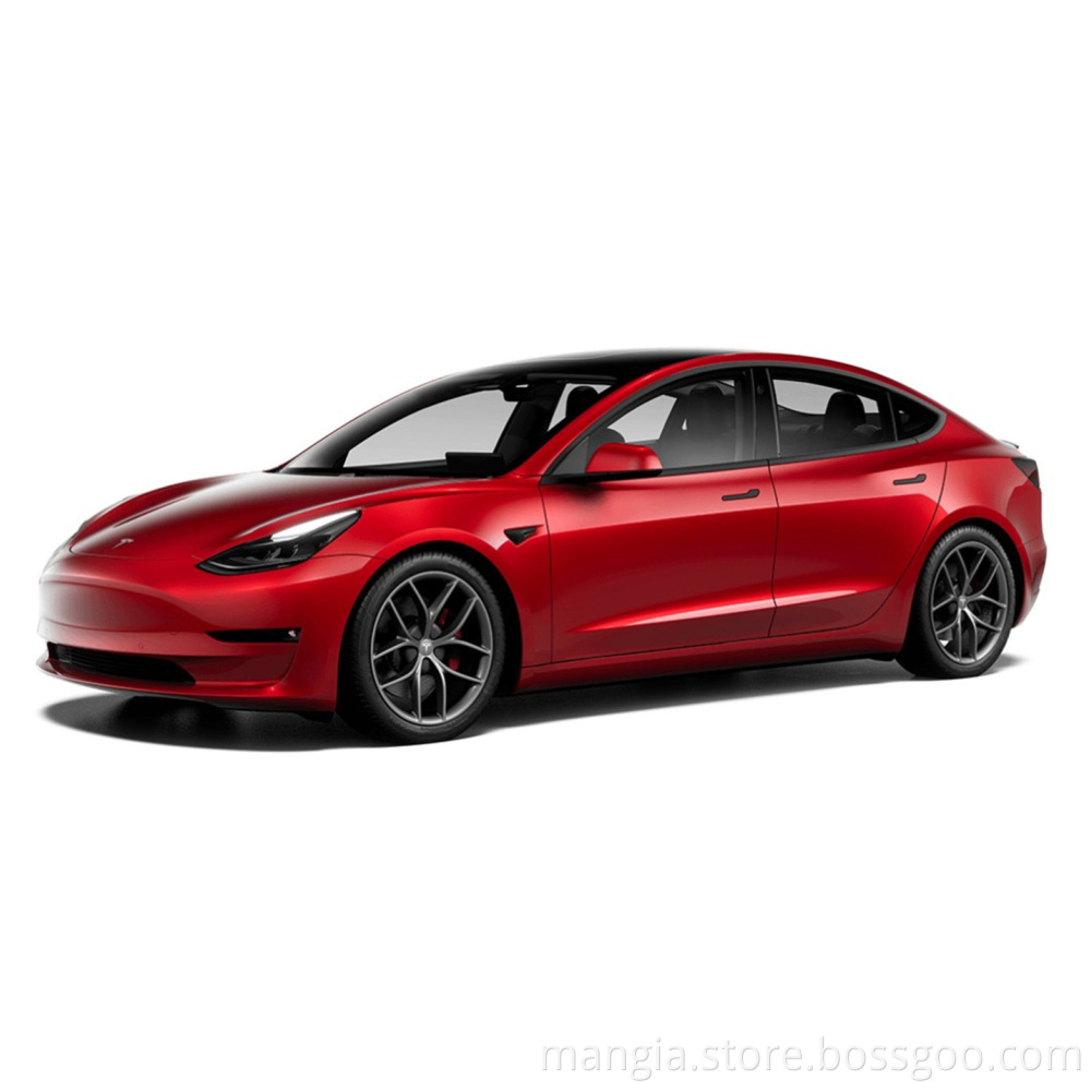 Tesla Model 3 χαμηλού κόστους κινεζικό ηλεκτρικό αυτοκίνητο γρήγορη ταχύτητα 4 ηλεκτρικού οχήματος με μακρά μπαταρία ηλεκτρικά οχήματα